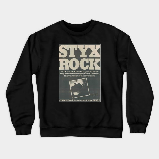 Styx Rock Crewneck Sweatshirt by Mark Fabian